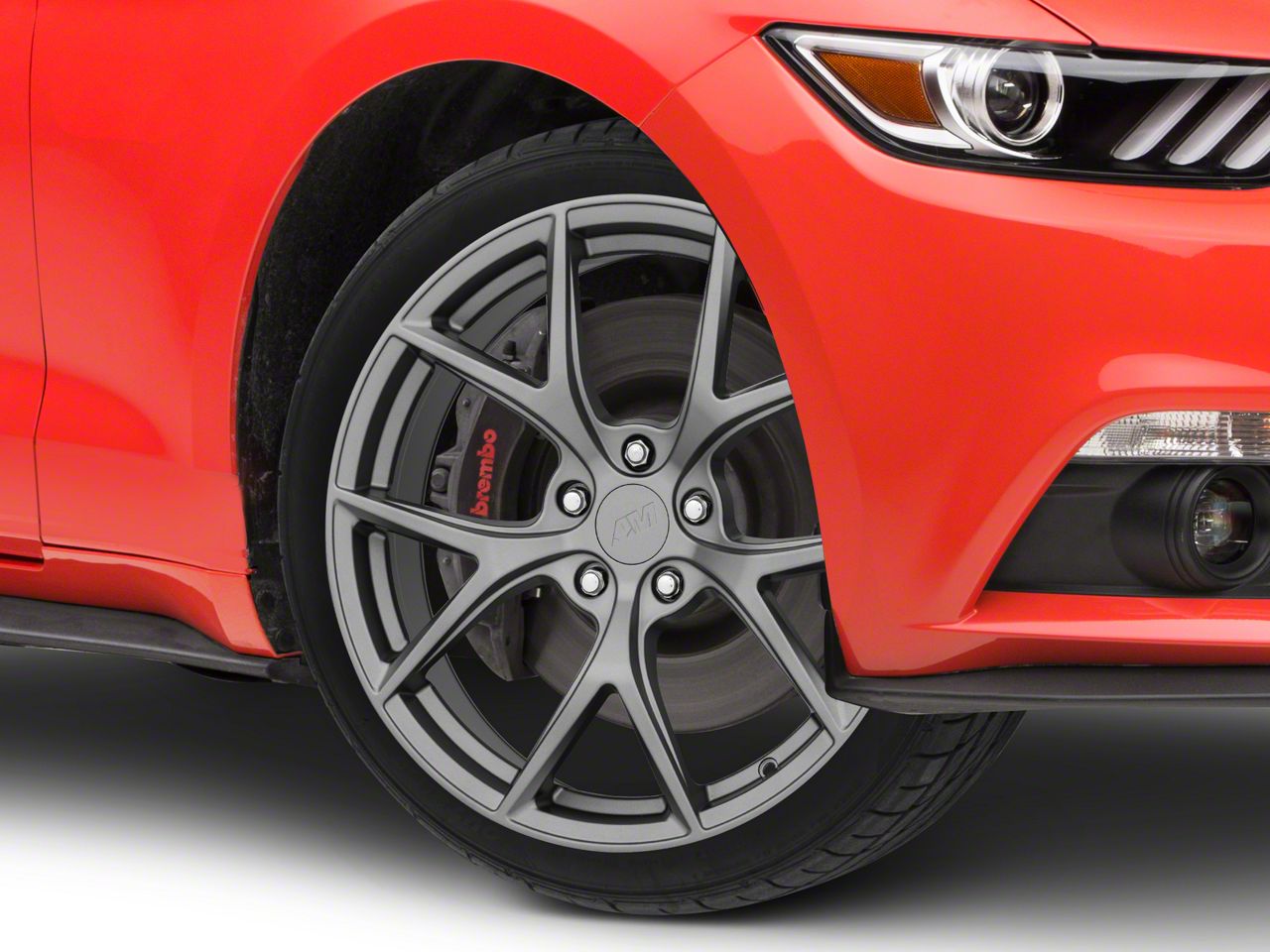 Performance Pack 2 Style Charcoal Wheel; 19x8.5; 30mm Offset (15-23 Mustang  GT, EcoBoost, V6)