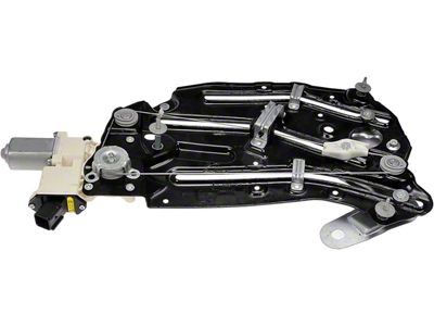 Power Window Motor and Regulator Assembly; Driver Side Quarter (10-14 Mustang)