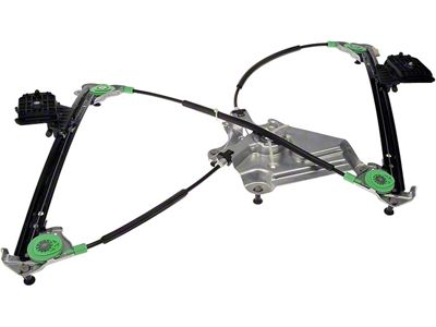 Power Window Regulator Only; Front Driver Side (10-14 Mustang)