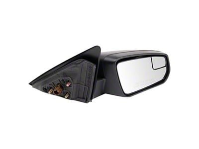 Powered Mirror; Textured Black; Passenger Side (11-12 Mustang)