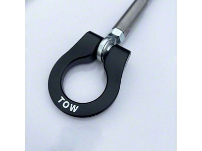 Premium Stealth Tow Hook with Black D-Ring (10-14 Mustang)