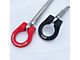 Premium Stealth Tow Hook with Cerakote Black Shaft and Red D-Ring; Front (18-23 Mustang GT; 15-20 Mustang GT350)