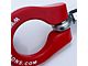 Premium Stealth Tow Hook with Red D-Ring; Front (15-17 Mustang GT)