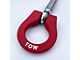 Premium Stealth Tow Hook with Red D-Ring; Front (18-23 Mustang GT; 15-20 Mustang GT350)