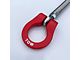 Premium Stealth Tow Hook with Red D-Ring; Front Center Mount (15-17 Mustang GT)