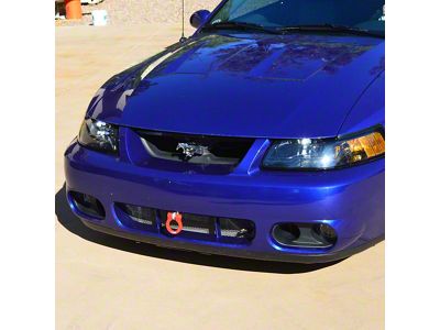 Premium Tow Hook with Black D-Ring (99-04 Mustang Cobra)