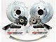 Master Power Brakes Pro Driver Series Front Disc Brake Conversion Kit; Clear Billet Aluminum Calipers (79-86 Mustang w/ SN95 Spindles)