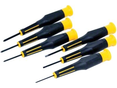 Project Pro Precision Electric Screwdriver Set; 6-Piece Set