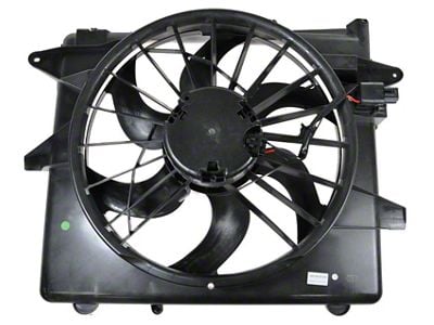 Radiator Cooling Fan Assembly (05-14 Mustang GT, V6)