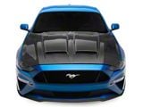 RE Style Hood; Carbon Fiber (18-23 Mustang GT, EcoBoost)