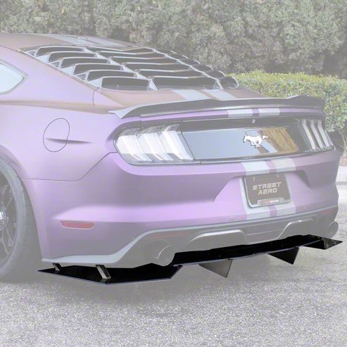 Mustang Rear Diffuser (15-17 Mustang GT Premium) - Free Shipping