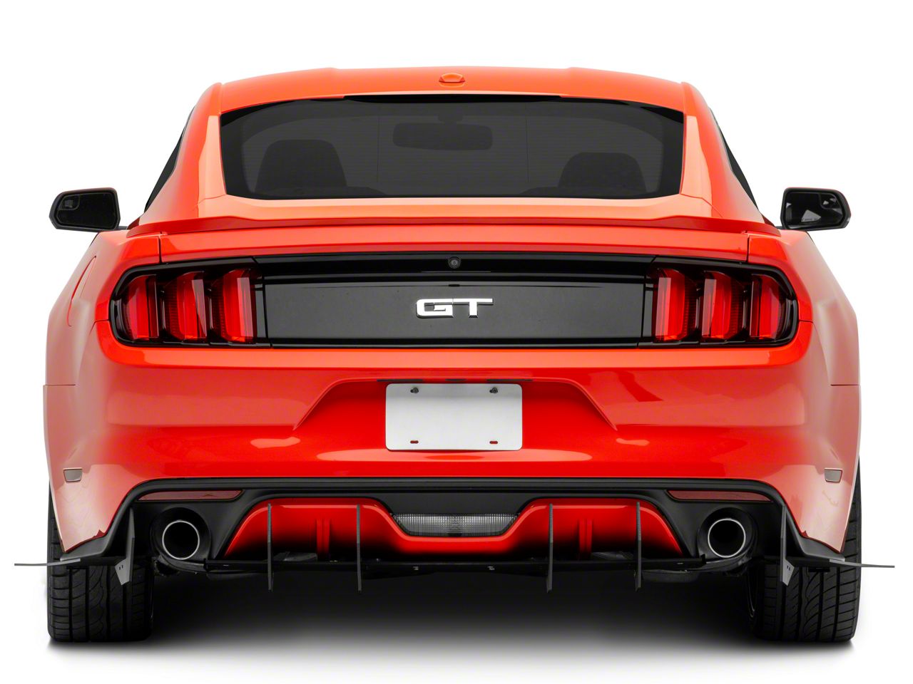 Mustang Rear Diffuser (15-17 Mustang GT, EcoBoost, V6) - Free Shipping