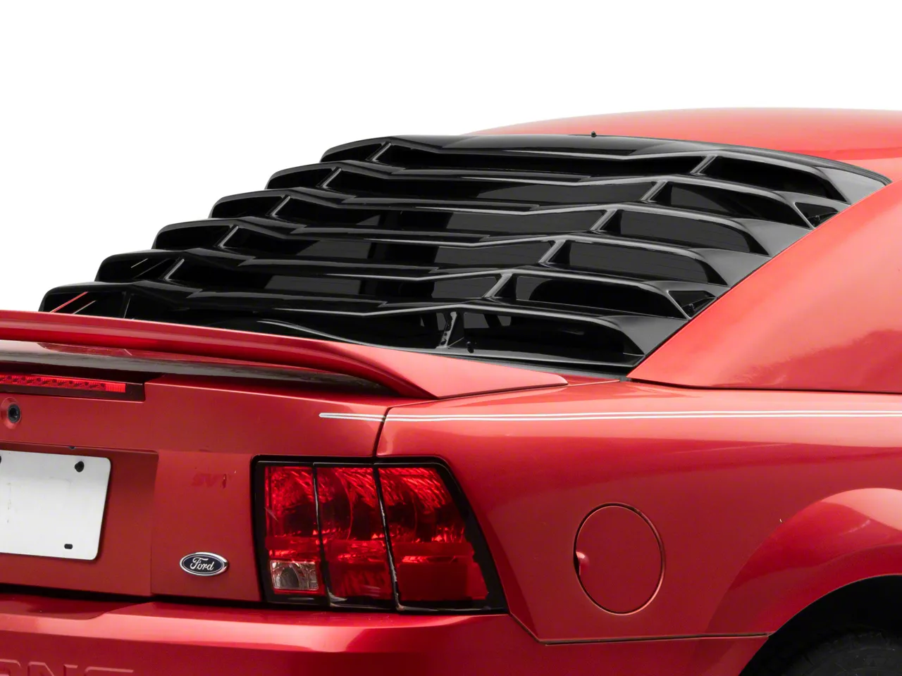 Mustang back window deals louvers