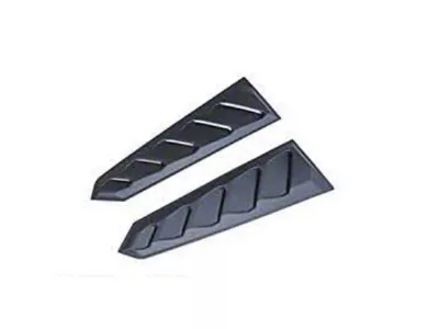 Rear Window Louvers; Unpainted (15-23 Mustang Fastback)