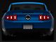 Renegade Series LED Tail Lights; Gloss Black Housing; Smoked Lens (10-14 Mustang)