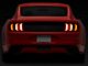 Renegade Series Sequential LED Tail Lights; Gloss Black Housing; Clear Lens (15-23 Mustang)