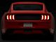 Renegade Series Sequential LED Tail Lights; Gloss Black Housing; Clear Lens (15-23 Mustang)