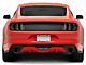 Renegade Series Sequential LED Tail Lights; Gloss Black Housing; Clear Lens (15-23 Mustang)