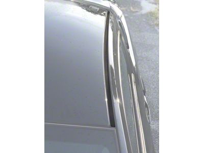 Roof Moulding Accent Trim; Forged Carbon Fiber (10-14 Mustang Coupe)