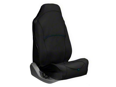Rover Bucket Seat Cover; Black (Universal; Some Adaptation May Be Required)