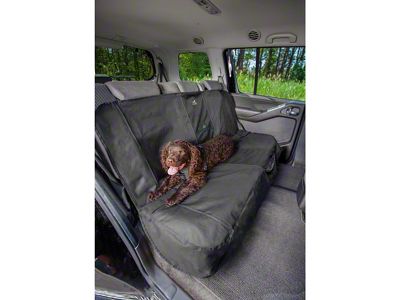Rover Extended Dog Bench Seat Cover; Black (Universal; Some Adaptation May Be Required)