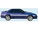 SAAC MK I/MKII Style Side Stripes; Blue (79-93 Mustang)