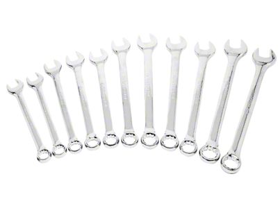 SAE Combination Wrench Set; 11-Piece Set