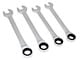 SAE Ratcheting Wrench Set; 4-Piece Set