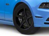 Saleen Style Gloss Black Wheel; 18x9 (10-14 Mustang GT w/o Performance Pack, V6)