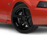 Saleen Style Gloss Black Wheel; 19x8.5; 30mm Offset (99-04 Mustang)