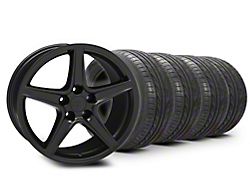 18x9 Saleen Style Wheel & Lionhart All-Season LH-503 Tire Package (05-09 Mustang GT, V6)