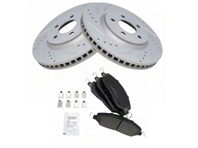 Semi-Metallic Brake Rotor and Pad Kit (05-10 Mustang GT; 11-14 Mustang V6)