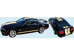 Shelby GT-H Style Lemans Racing Stripes; Hertz Gold (05-09 Mustang)