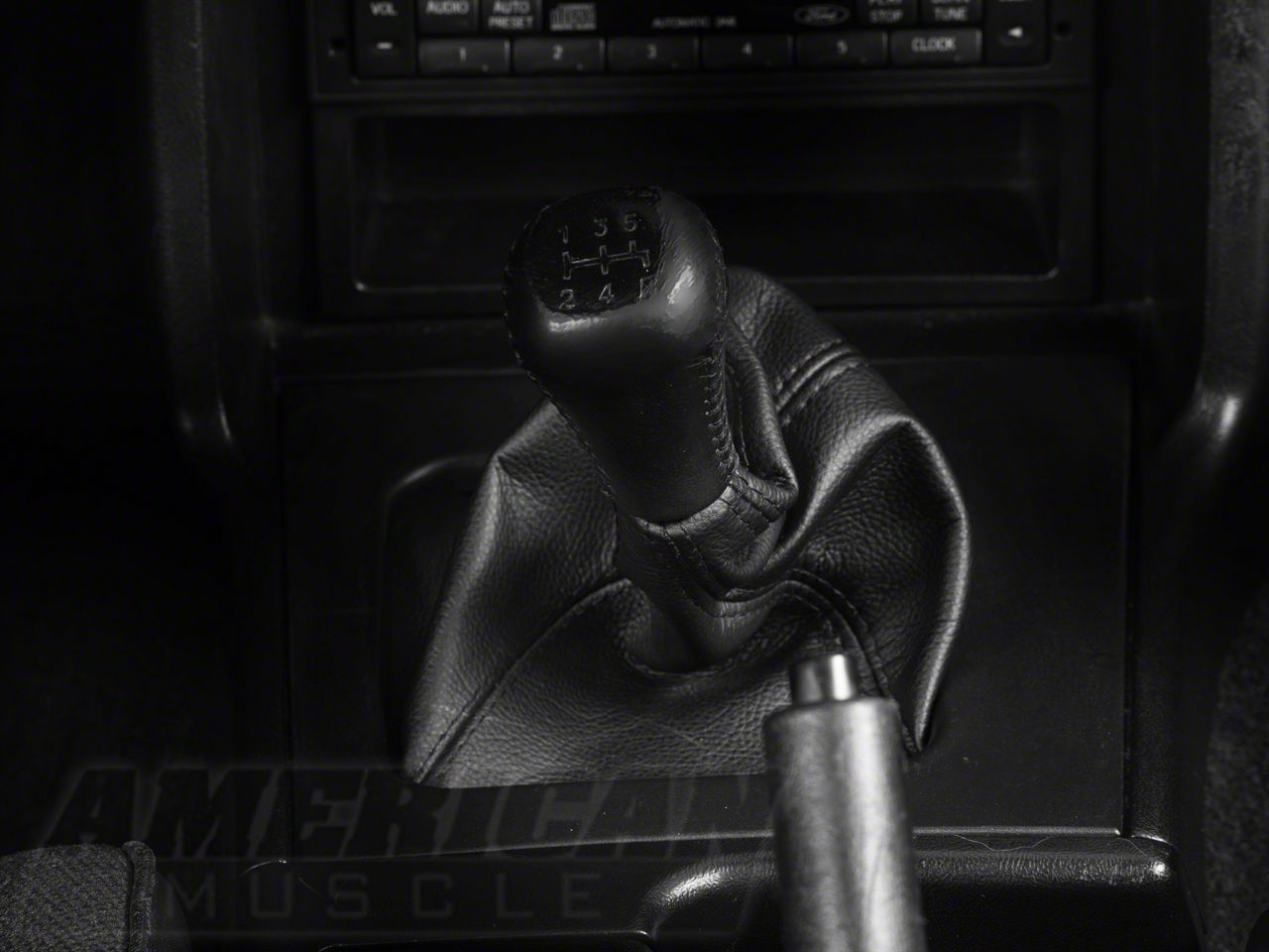 SR Performance Mustang Leather Shifter Boot 12131 (87-93 Mustang ...