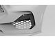 NYTOP Side Grille Trim Cover; Gloss Dry Carbon Fiber (2024 Mustang GT)