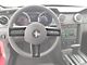 Steering Wheel Accent Trim; Forged Carbon Fiber (05-09 Mustang GT, V6)