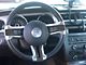Steering Wheel Accent Trim; Raw Carbon Fiber (10-14 Mustang)