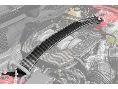 Strut Tower Brace; Carbon Fiber (24-25 Mustang GT, Dark Horse)