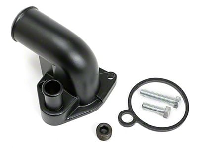 Thermostat Housing; Asphalt Black (79-98 Mustang GT)