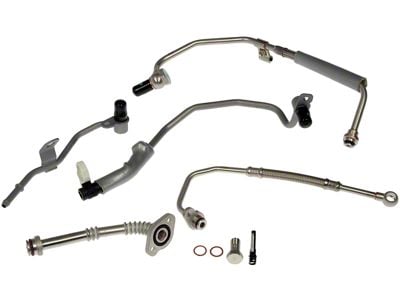 Turbocharger Coolant and Oil Supply / Return Line Kit (15-23 Mustang EcoBoost)