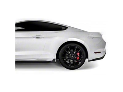 V1R Pro Style Rocker Panel Winglets; Carbon Flash Metallic Vinyl (15-23 Mustang GT, EcoBoost, V6)