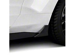 V1R Pro Style Rocker Panel Winglets; Matte Black Vinyl (15-23 Mustang GT, EcoBoost, V6)