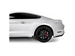 V1R Pro Style Rocker Panel Winglets; Satin Black Vinyl (15-23 Mustang GT, EcoBoost, V6)