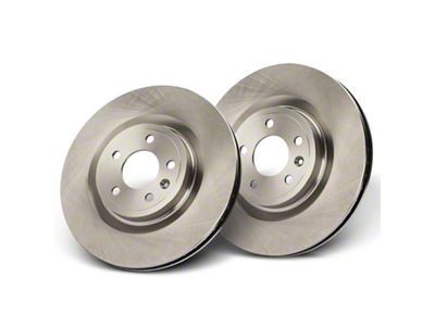 Vented Rotors; Front Pair (11-14 Mustang GT w/o Performance Pack; 13-14 Mustang V6 w/ Performance Pack)