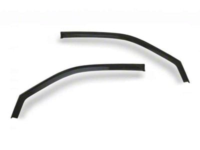 Ventgard Sport Window Deflectors; Carbon Fiber Look (83-93 Mustang Coupe, Hatchback)