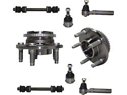 Wheel Hub Assemblies with Lower Ball Joints, Outer Tie Rods and Sway Bar Links; Front (94-04 Mustang, Excluding 99-04 Cobra)