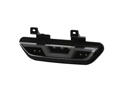 White Bar LED Reverse Light; Black Smoke (15-16 Mustang)