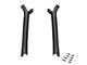 Windshield A-Pillar Trim Moldings; Black (87-93 Mustang Coupe, Hatchback)