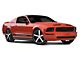 Niche Milan Gloss Black Brushed Wheel; 20x8.5; 35mm Offset (05-09 Mustang)