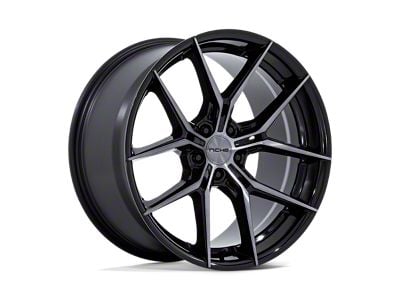 Niche Prodigy 5 Gloss Black with Dark Tinted Clear Wheel; 22x9 (05-09 Mustang)